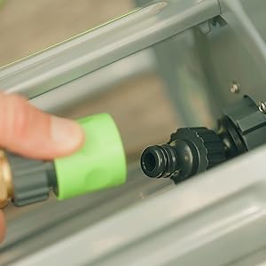 Align the water inlet
