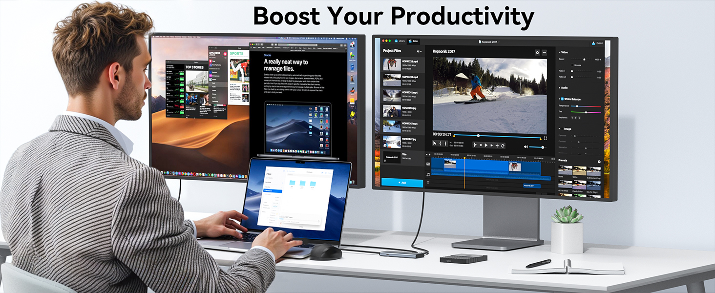 USB C Video Splitter