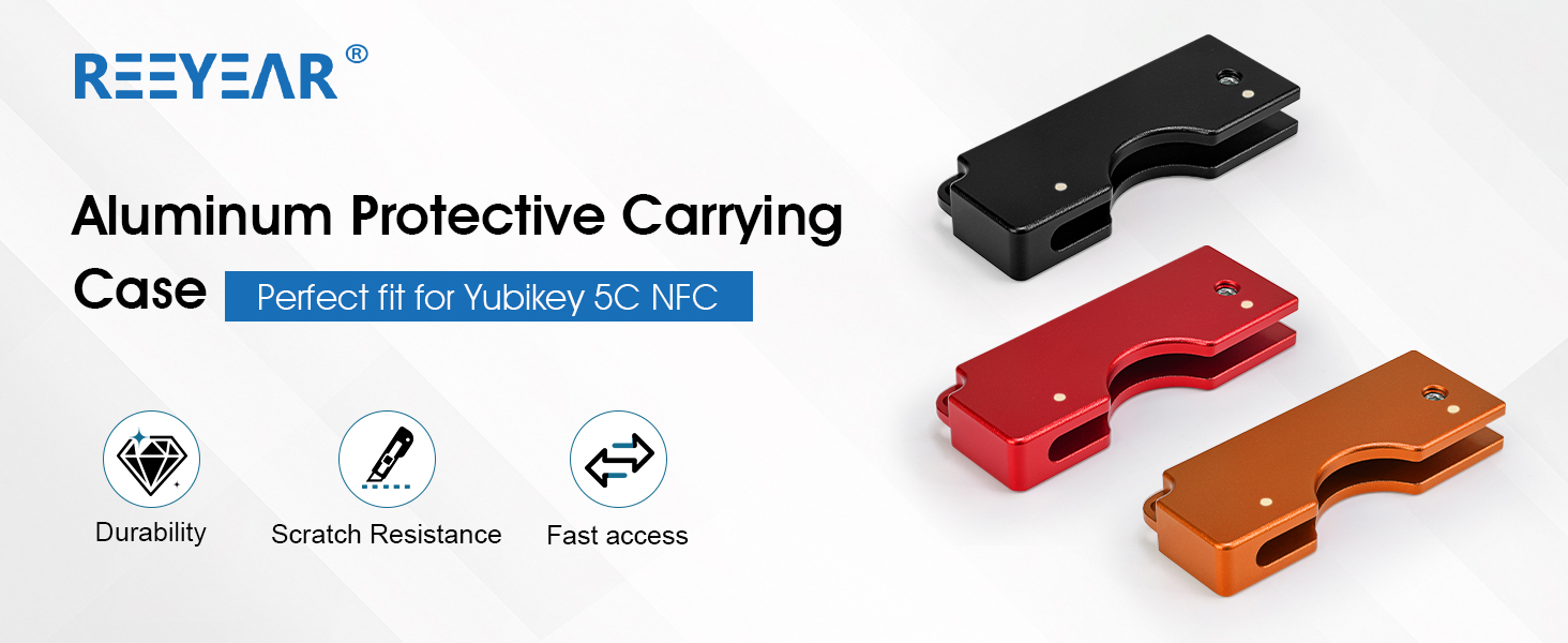 Yubikey 5C NFC alumium case