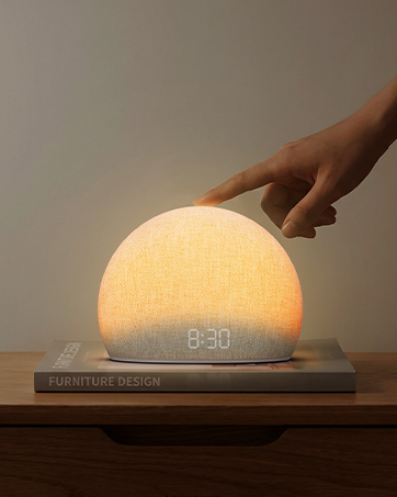 Sunrise Alarm Clock Radio for Bedroom