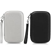 CAAORDKSO 2Pack Hard Drive Carrying Case Storage Organizer Bag,Hard Travel Electronic Organizer C...