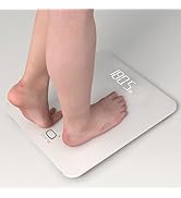 O'CARE Digital Bathroom Scale,Highly Accurate Body Weight Scale, Large Clear LED Display, Differe...