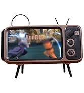 UnnFiko Wireless Bluetooth Speakers Retro TV Style Stand Holder, Cartoon Desktop Bracket Desk Mou...