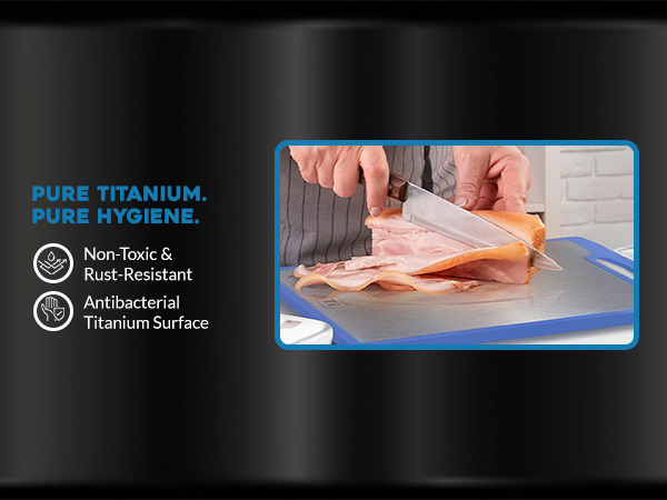 Titanium Cutting Board for Kitchen Use