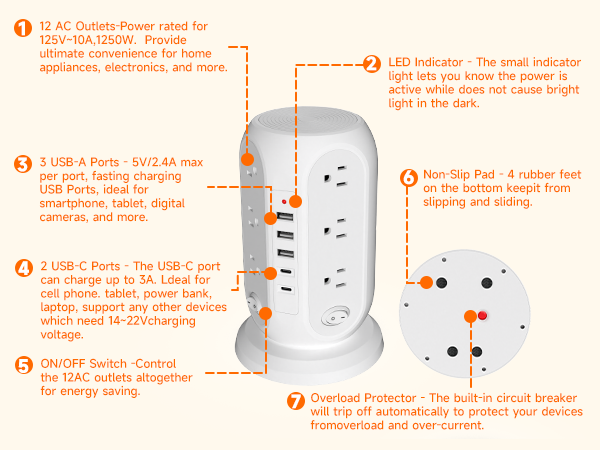 Tower Power Strip