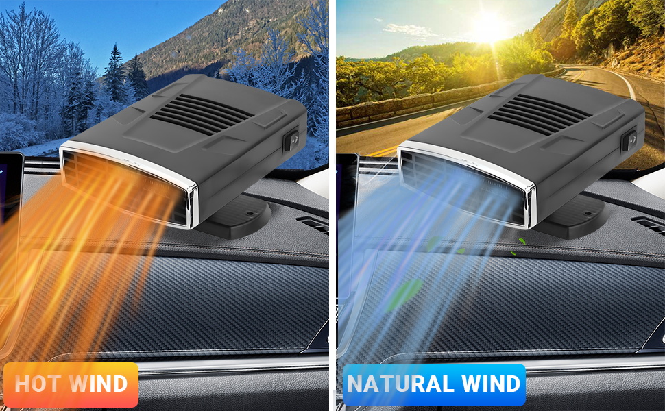 portable defroster for car