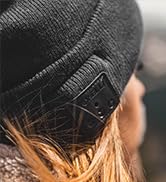 Foxelli Bluetooth Beanie – Wireless Beanie Hat with Headphones for Men &amp; Women