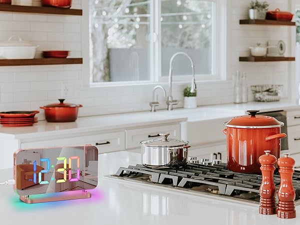 projection alarm clock for bedroom