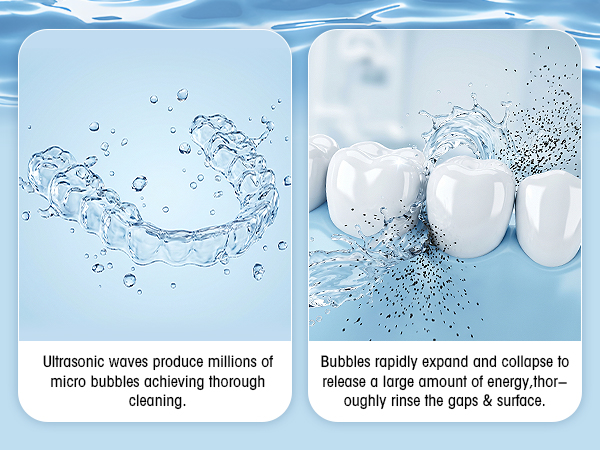 sonic denture retainers cleaners