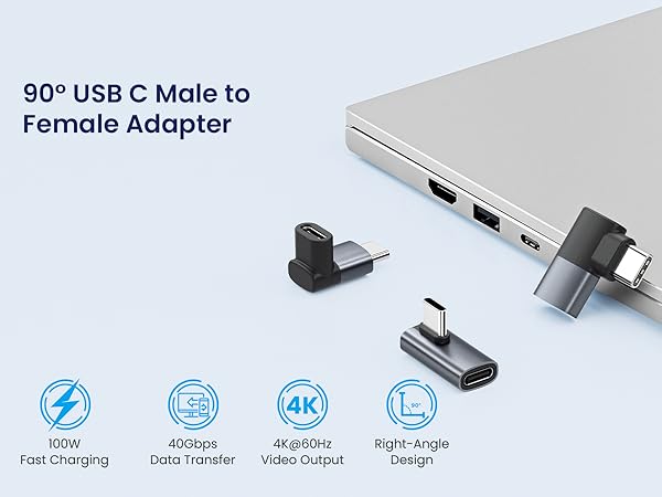 ANGLE USB C EXTENDER ADAPTER