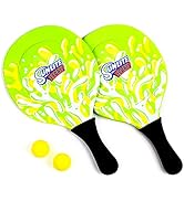 Sunlite Sports Beach Paddle Game Set, 2 Paddles and 2 Balls, Perfect for Backyard Fun or Outdoor ...