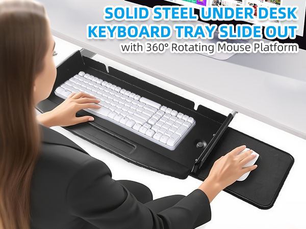 desk keyboard tray