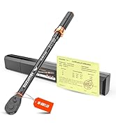 SUZUME Torque Wrench (10-80 Ft. Lb/ 13.6-108.4 N.m) Â±3% High Accuracy Torque Wrench 3/8 Drive 72 ...