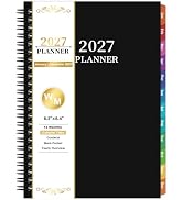 2027 Planner- 2027 Planner Weekly and Monthly, Jan.2027 - Dec.2027, 6.3"×8.4", Weekly &amp; Monthly P...