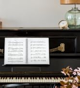 CRANBURY 9x12 Sheet Music Binder – Spiral Bound, Lay Flat, Dual Usage Sheet Protectors, Write Dir...