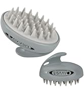 LISAAVO Scalp Massager Hair Growth 3 Pack, Hair Brush, Non-Stick Bristles, 4-Tier Length, Hair Ma...