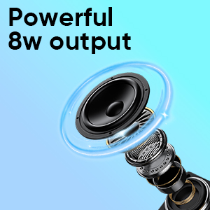 8W loudspeaker