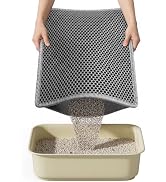 Kaxionage Cat Litter Mat, 15"X24" Small Double Layer Litter Trapping Mat, Waterproof/Urineproof, ...