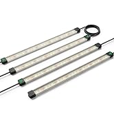 VIVOSUN Lumaray LED Grow Light Bars 16”(4-Bar), Full Spectrum Side Lighting with 60% Red Light up...