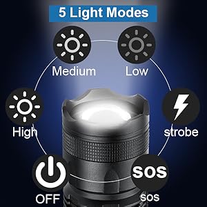 Rechargeable flashlights