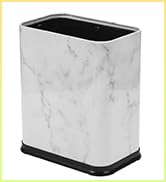 6L/1.6 Gal White open-top Trash Can