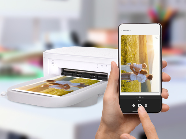 HP Sprocket Studio Plus WiFi Printer – Wirelessly Prints 4x6” Photos from Your iOS & Android Device