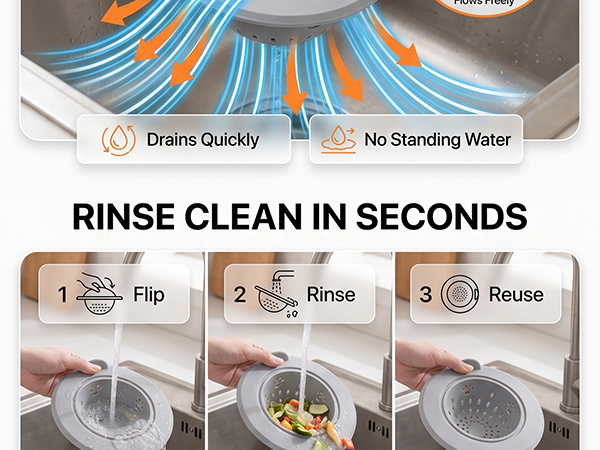 Silicone Sink Strainer