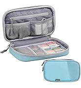 pack all Pencil Pen Case, Portable Pencil Pouch with Zipper, Compact Stationery Bag Makeup Bag, P...