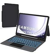 Folio Touch Keyboard Case for Samsung Galaxy Tab A9+ 11 inch - Slim Wireless Smart Touch Trackpad...