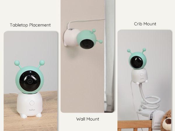 Boifun 2K WiFi Baby Monitor With Cameras
