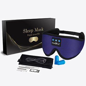 sleep headphones Bluetooth headband earbuds music mask unique birthday holiday gifts