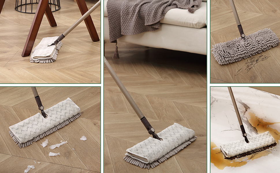 Microfiber Flat Dust Mop