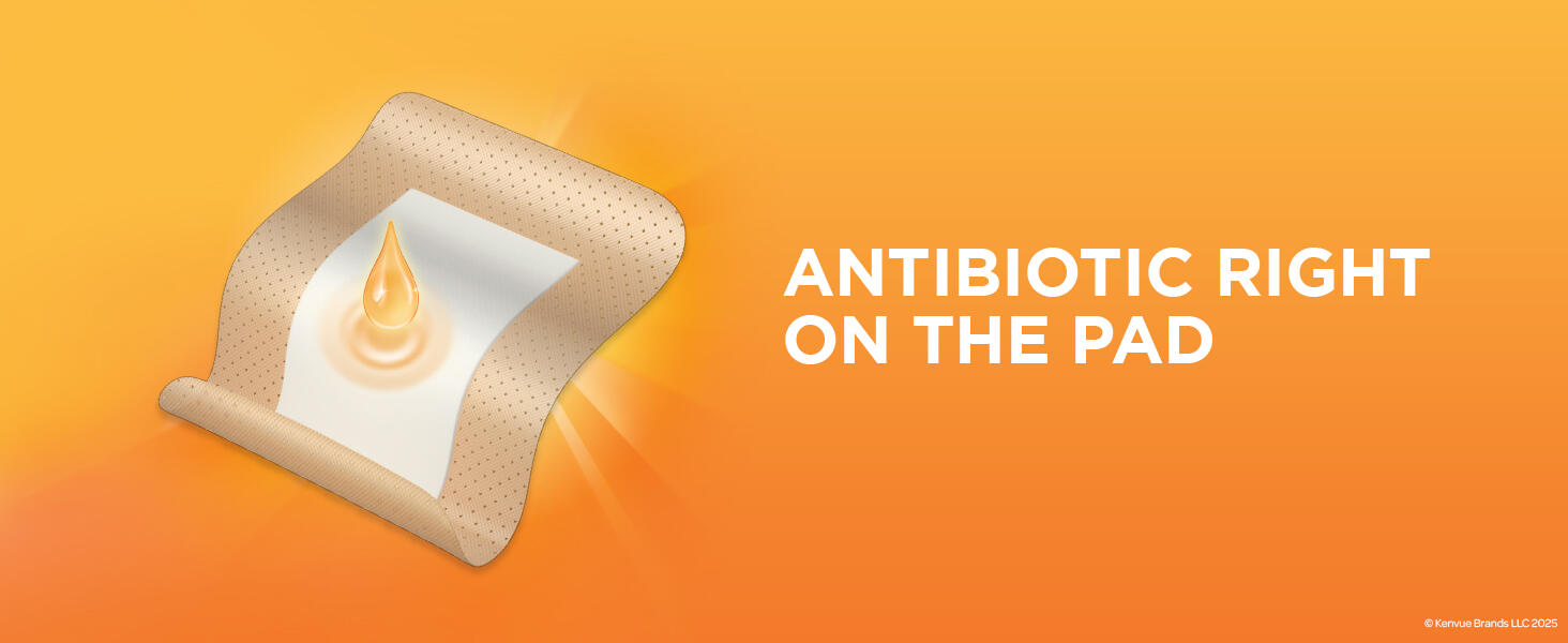 Antibiotic right on the pad