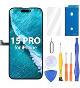 Ayake for iPhone 15 Pro Screen Replacement, 6.1 inch FHD LCD Display and Touch Digitizer Screen, ...
