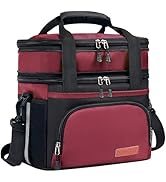 JOINGO Lunch Box For Men/Women,Large Double-layer Insulated Expandable Reusable Leakproof Cooler ...