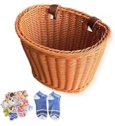 Aikolesa Kid Bike Basket, Girls Bike Basket Front Kids Handlebar, Mini Handlebar Storage Bicycle ...