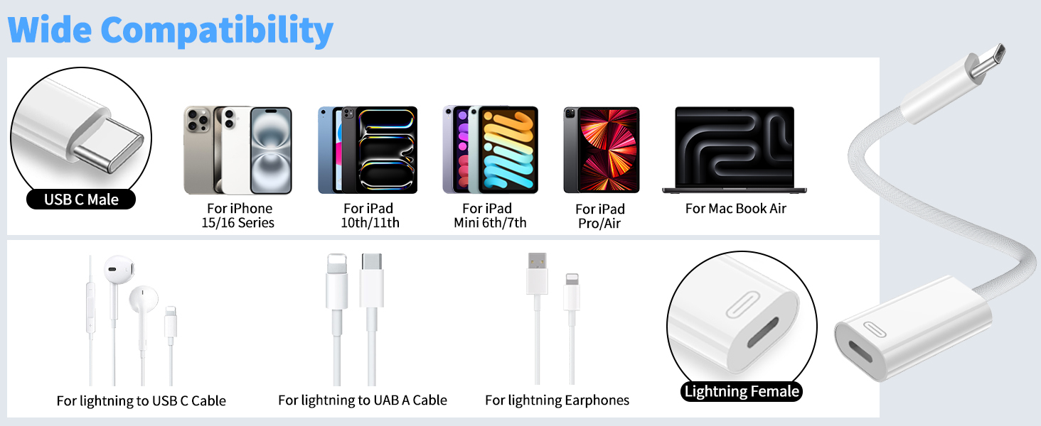 usb c to lightning adapter