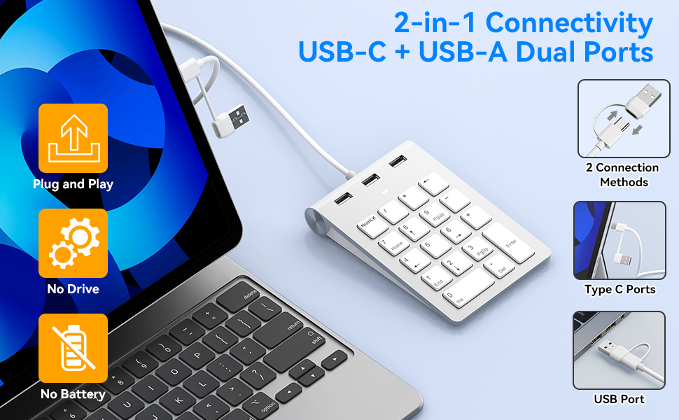 usb number pad for laptop