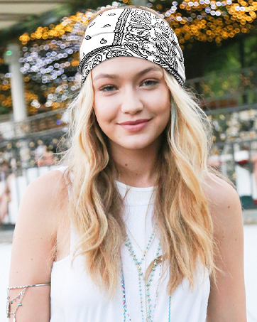 Women's wide headband knotted non-slip headband soft cashew textured headband hair accessories