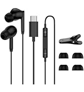 USB C Headphones Samsung S25 FE Wired for Galaxy S25 Ultra S25+ A17 A07 A26 A36 Z Fold Flip7/Pixe...