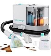 HAUSHOF Portable Carpet Spot and Upholstery Cleaner Machine, 13Kpa Powerful Suction &amp; Spot Remove...