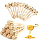 HANSGO Honeycomb Stick, 16PCS 5 Inch Mini Wood Honey Dipper Sticks Honey Stirrer