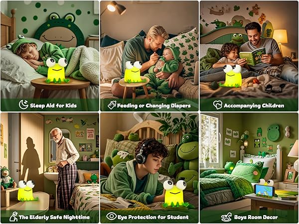 frog night light