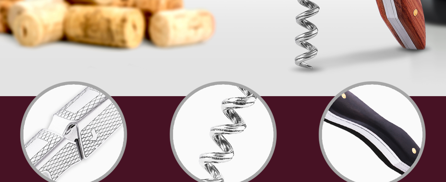 opener screw key screws corkscrews corkscrew zulay bottle cork double for bottles hinge wine waiters