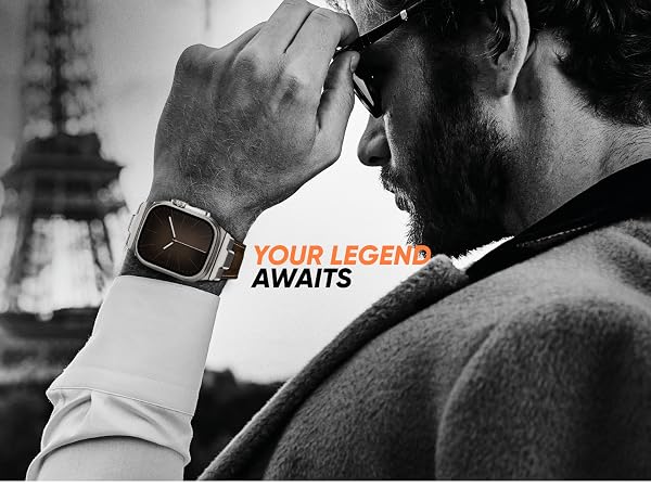 leather apple watch band men