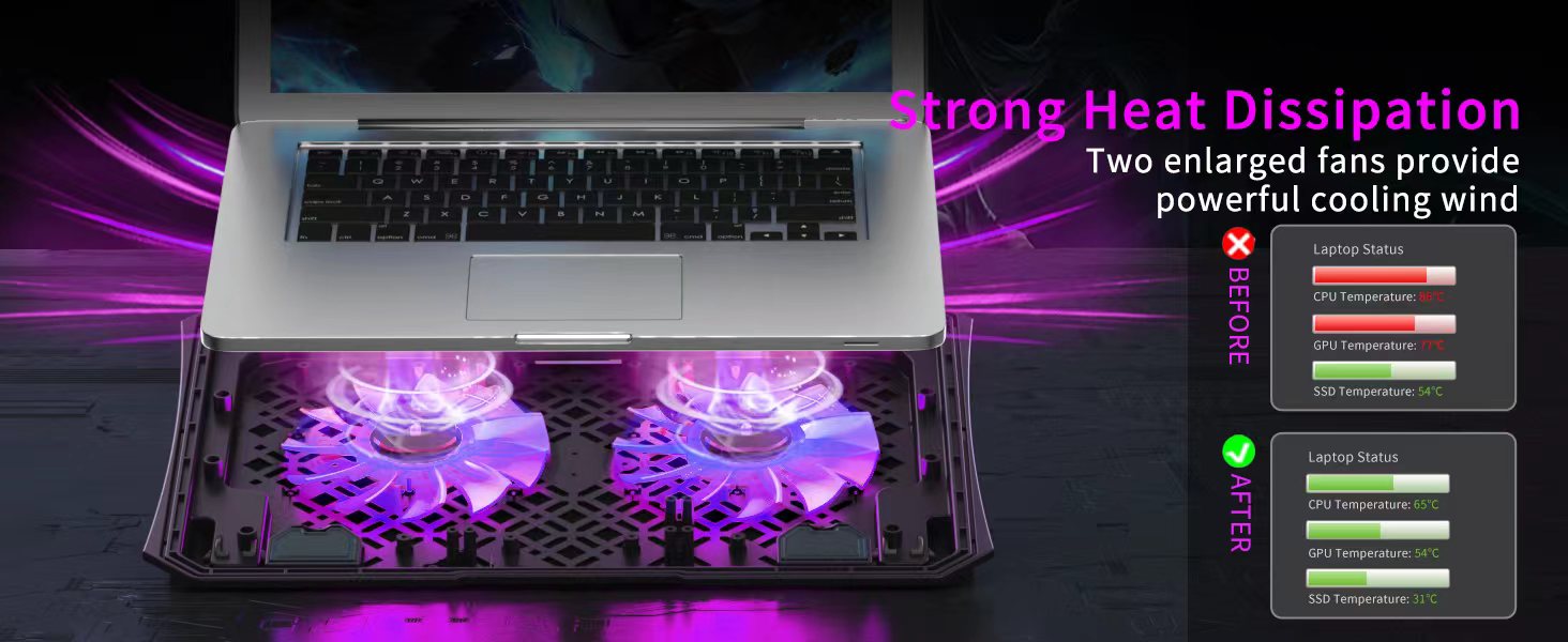 KeiBn laptop cooling pad