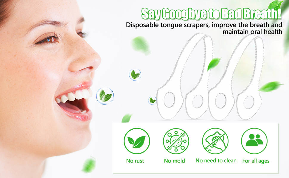 disposable tongue scraper
