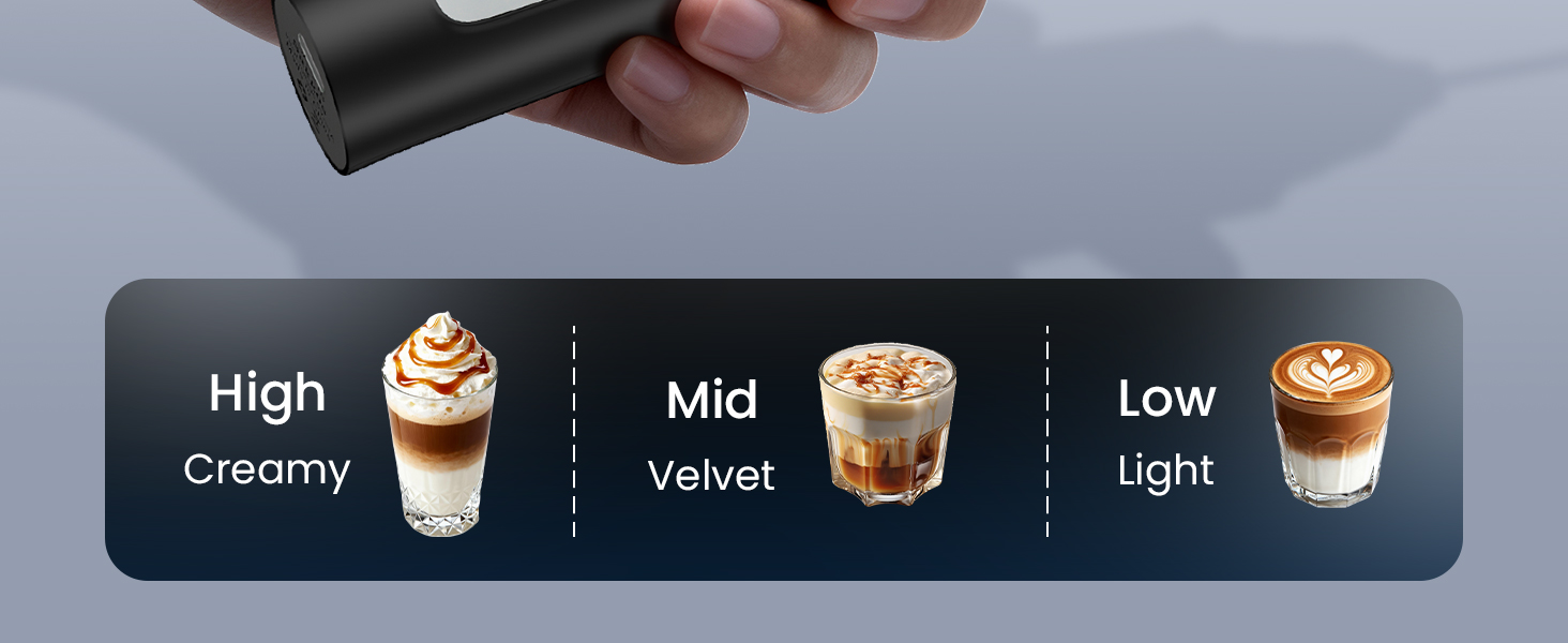 milk frothewand handheld rechargeable electric whisk drink mixer coffee hand mixer drink mixer