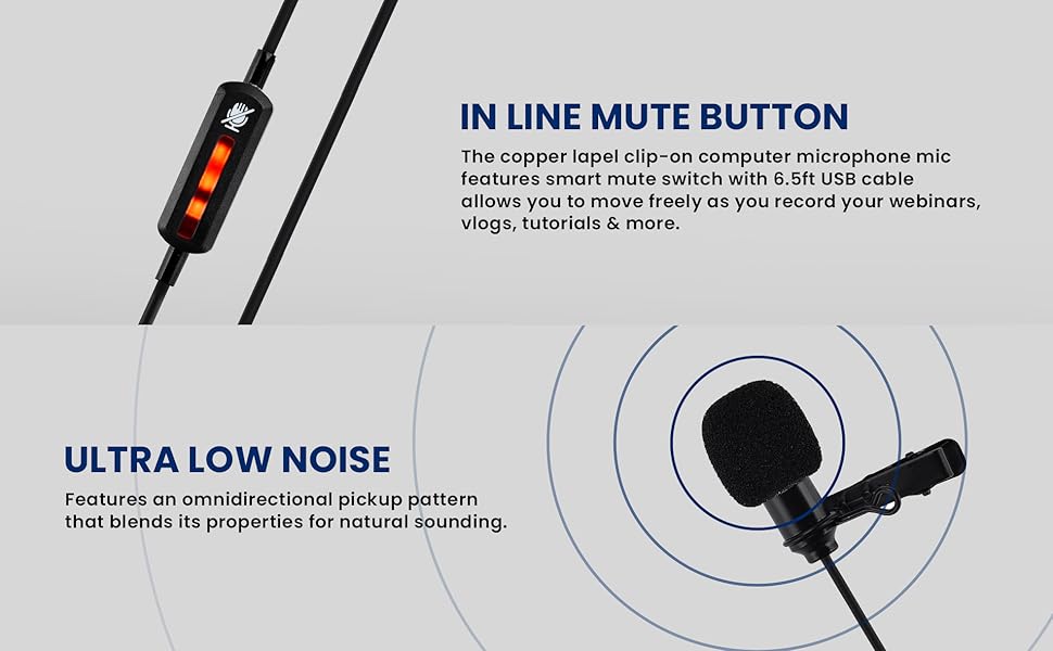 Pyle USB Lapel Microphone, Lapel Microphone, Pyle Lapel, USB Lapel, USB Lapel Microphone, Lapel Mic