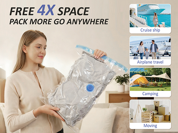 vacuum compression bags for travel